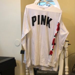 Pink long sleeve top